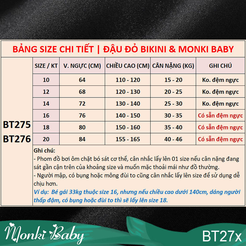 Bộ Đồ Bơi Bé Gái Liền Thân Quần Dài Tay Dài Kín Chống Nắng, Size Vừa &amp; Lớn Từ 20 - 46kg, Có Sẵn Đệm Với Size Lớn, Thun Bơi Lạnh Mịn Đẹp Co Giãn Cao | BT276