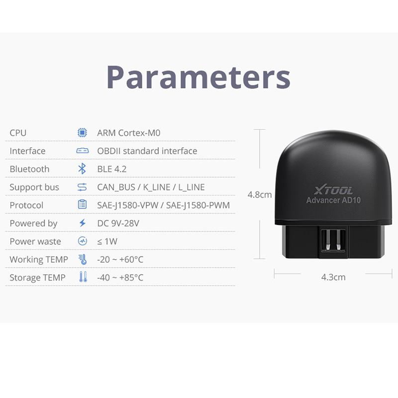 Máy quét chẩn đoán OBD2 đầu đọc mã EOBD Bluetooth ELM327 cho xe ô tô