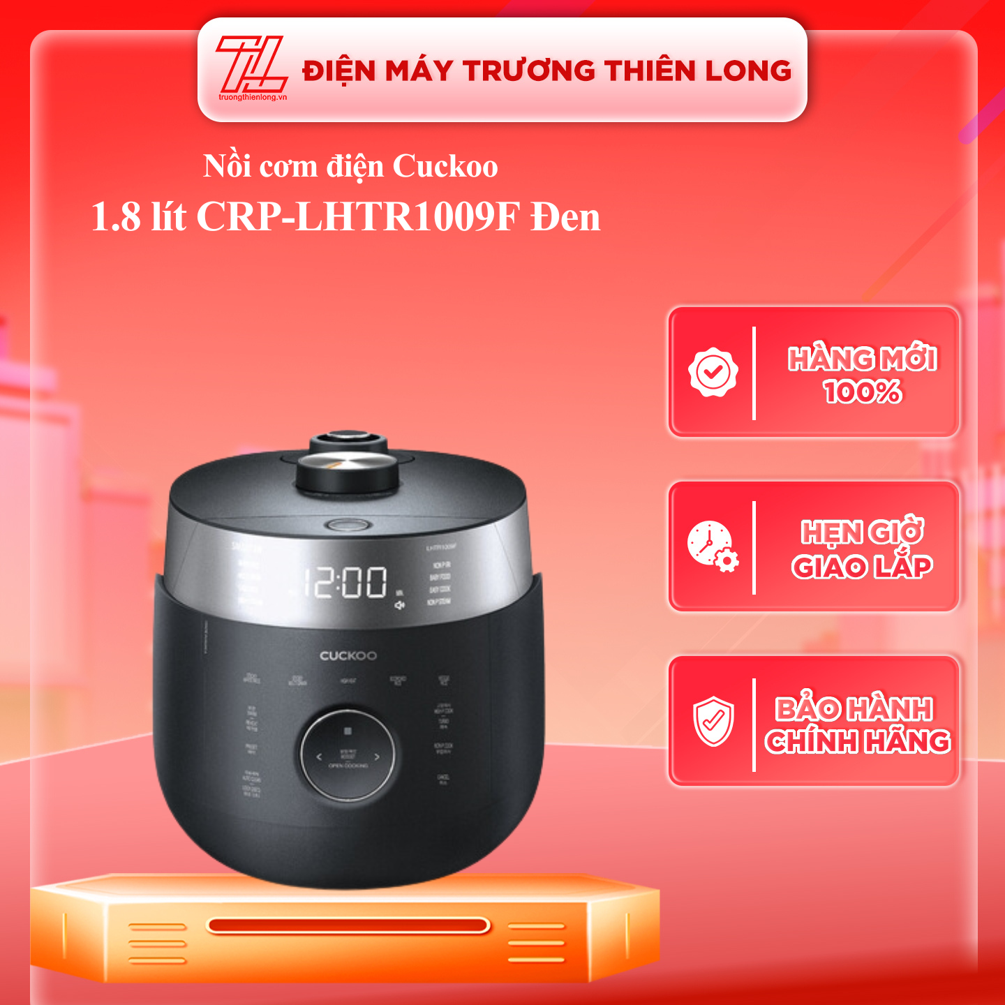 CRP-LHTR1009F - NỒI CƠM ĐIỆN TỬ CAO TẦN CUCKOO CRP-LHTR1009F - Hàng chính hãng