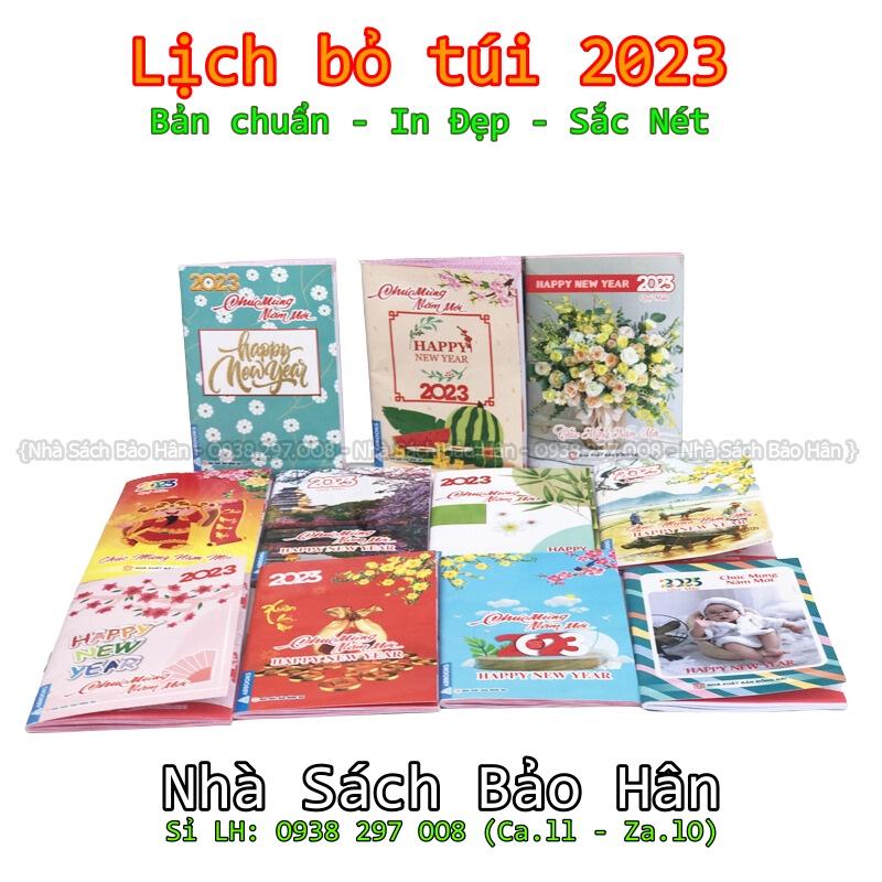 Lịch cầm tay, lịch bỏ túi 2023 tiện lợi ghi chú nhắc nhở (KT: 7x10cm) - GIAO NGẪU NHIÊN MẪU ẢNH