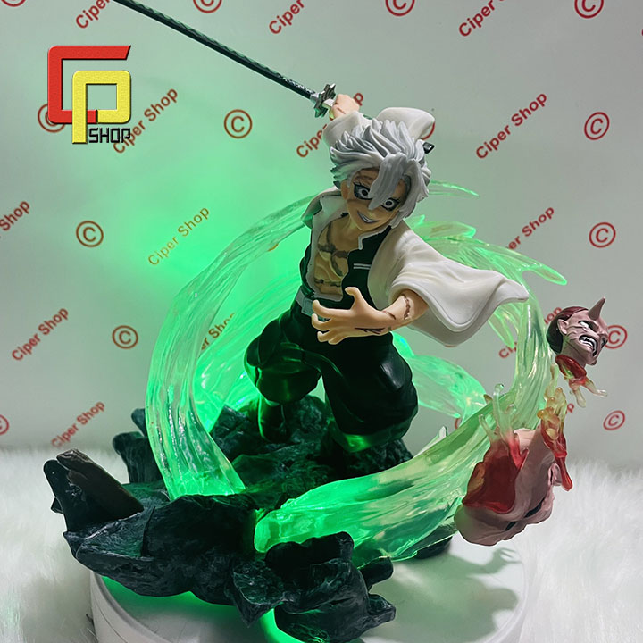 Mô hình Phong Trụ Shinazugawa Sanemi - Có đèn led - Mô hình Thanh gươm hủy diệt