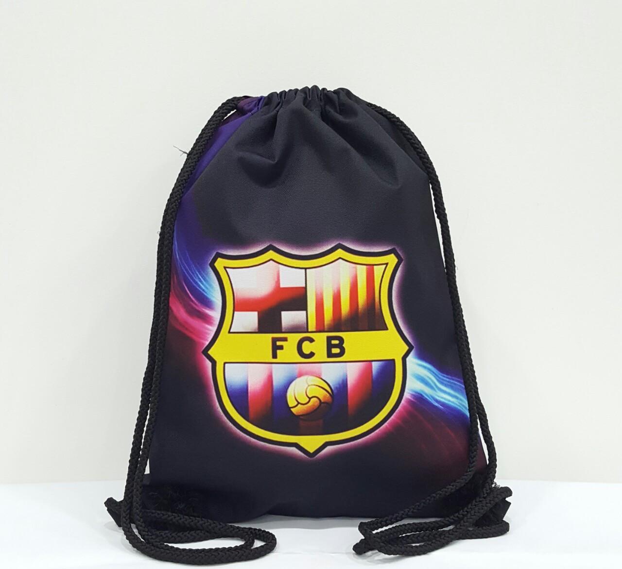 Balo dây rút Football TROY FB in logo câu lạc bộ bóng đá Barcelona