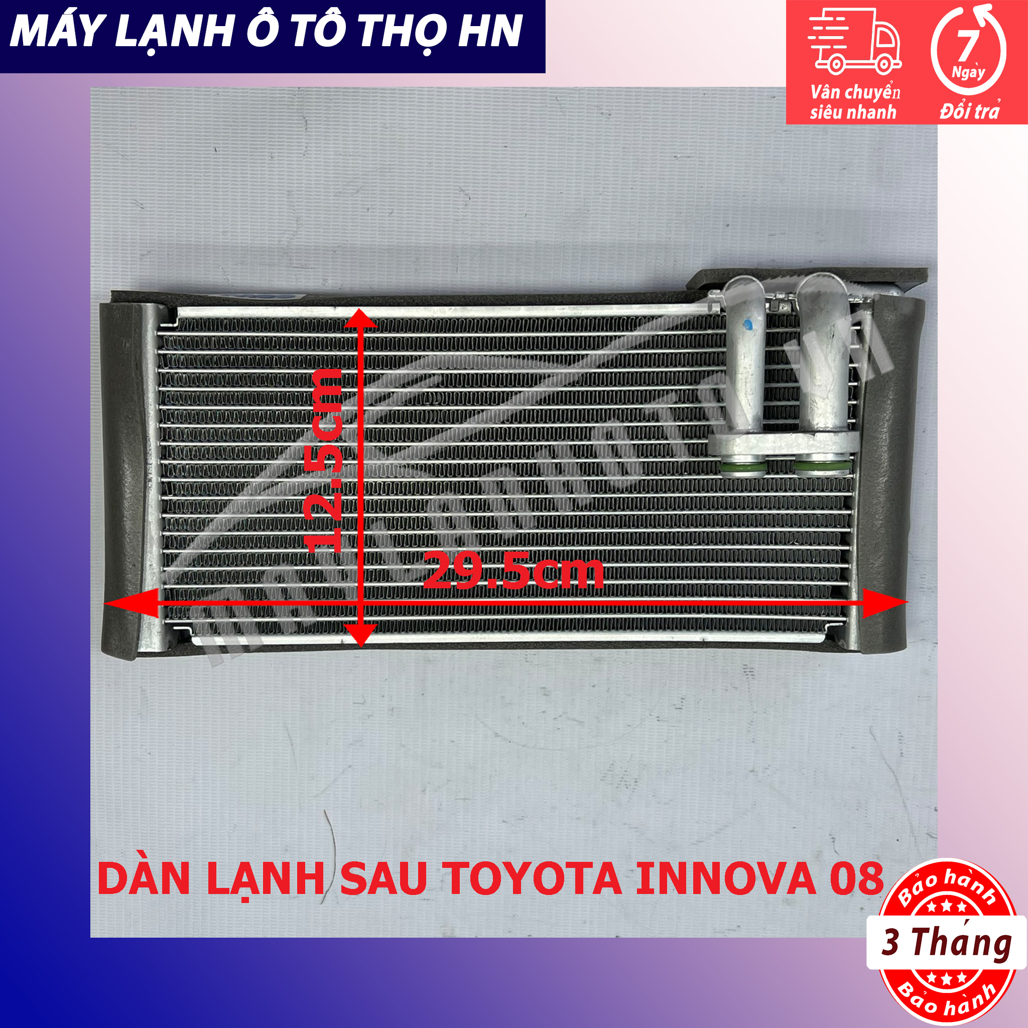 Dàn lạnh Toyota Innova - Fortuner 2008 2009 2010 2011 2012 2013 2014 Thái Lan 08 09 10 11 12 13 14