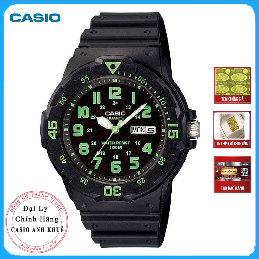 Đồng Hồ Nam Chính Hãng Casio MRW-200H-3BV Dây Nhựa