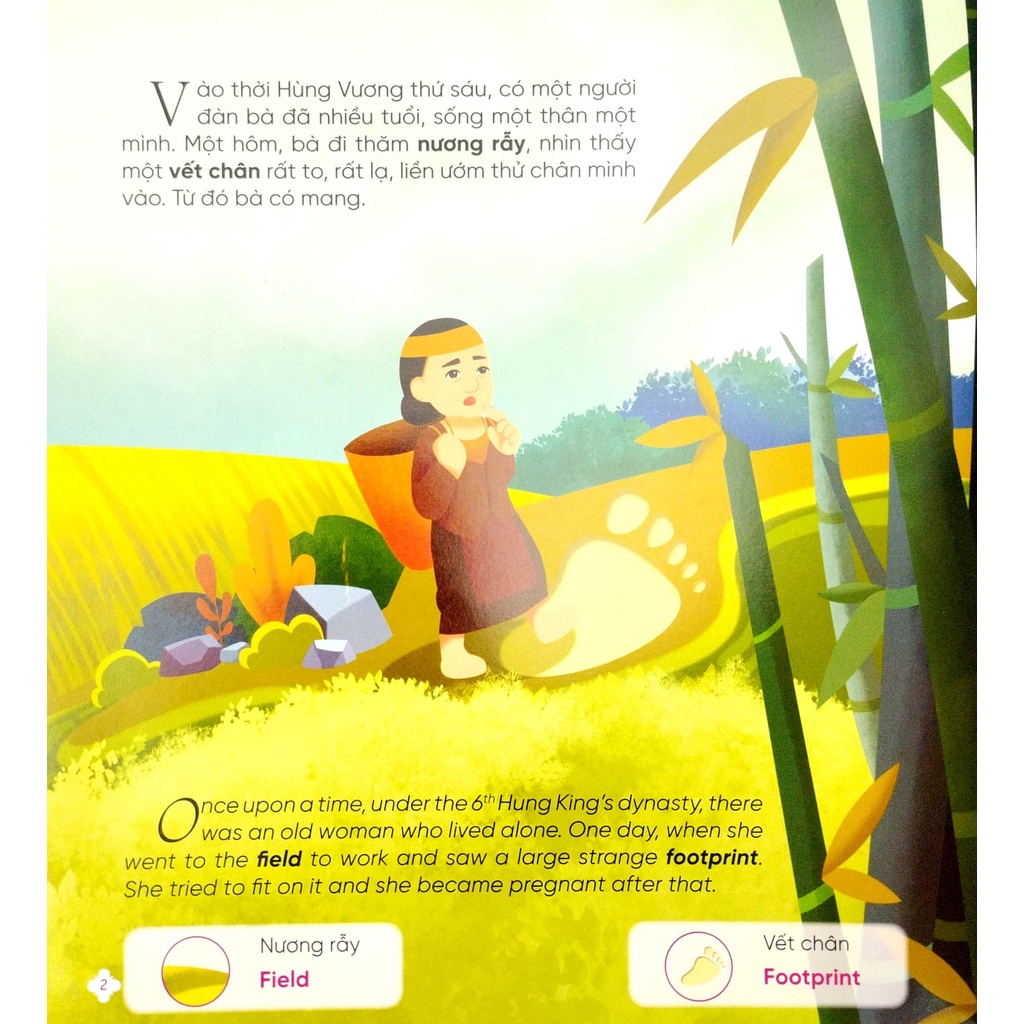 Xưa Ơi Là Xưa - Truyện Cổ Tích Việt Nam Chọn Lọc Song Ngữ Việt - Anh - Thánh Gióng - Yết Kiêu - Sơn Tinh Thủy Tinh