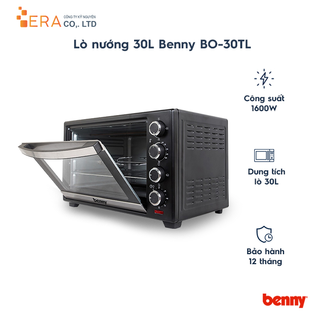 Lò Nướng Benny BO-30TL (30L) - Made in Thailan - Hàng chính hãng