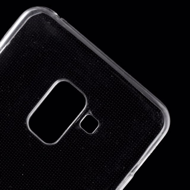 Ốp lưng dẻo silicone trong suốt dành cho Samsung Galaxy A8+