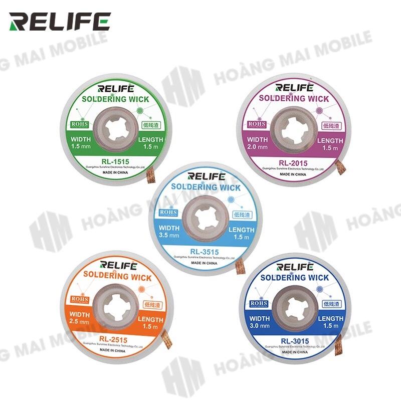 Dây đồng hút thiếc RELIFE RL-2015 (cỡ 2mmx150mm)