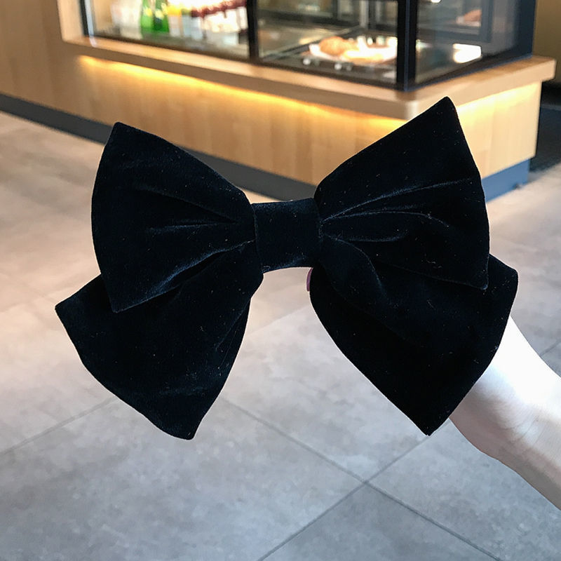 Kẹp tóc nhưng nơ to Vintage dễ thương