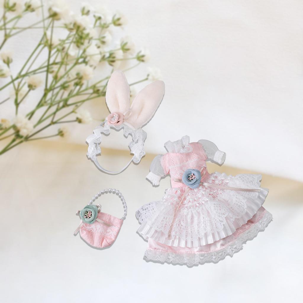 2pcs Lovely Party Dress Clothes for 30cm Girl Doll Dress Up