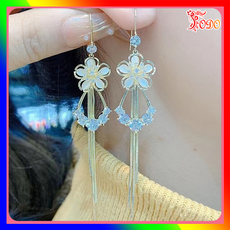 Bông tai kiểu đi dạo sang chảnh lấp lánh xuân hè thanh lịch xu hướng mới GD814 đi học sành điệu - [Thời Trang ToDo]