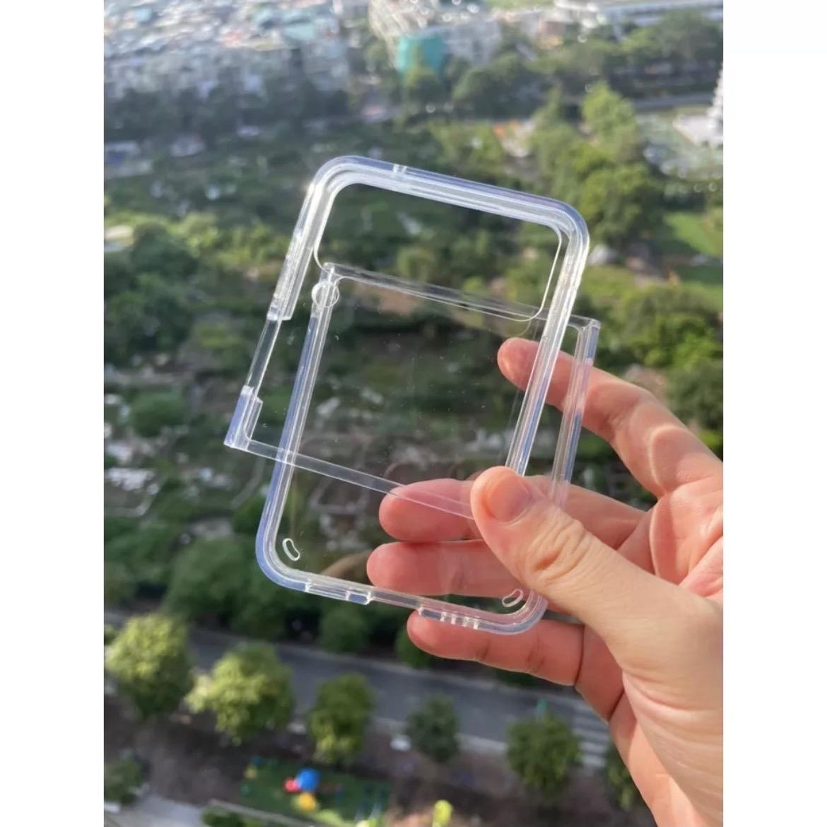 Samsung Z Flip 4 , Z Flip 4 5G lưng cứng viền mềm, trong suốt