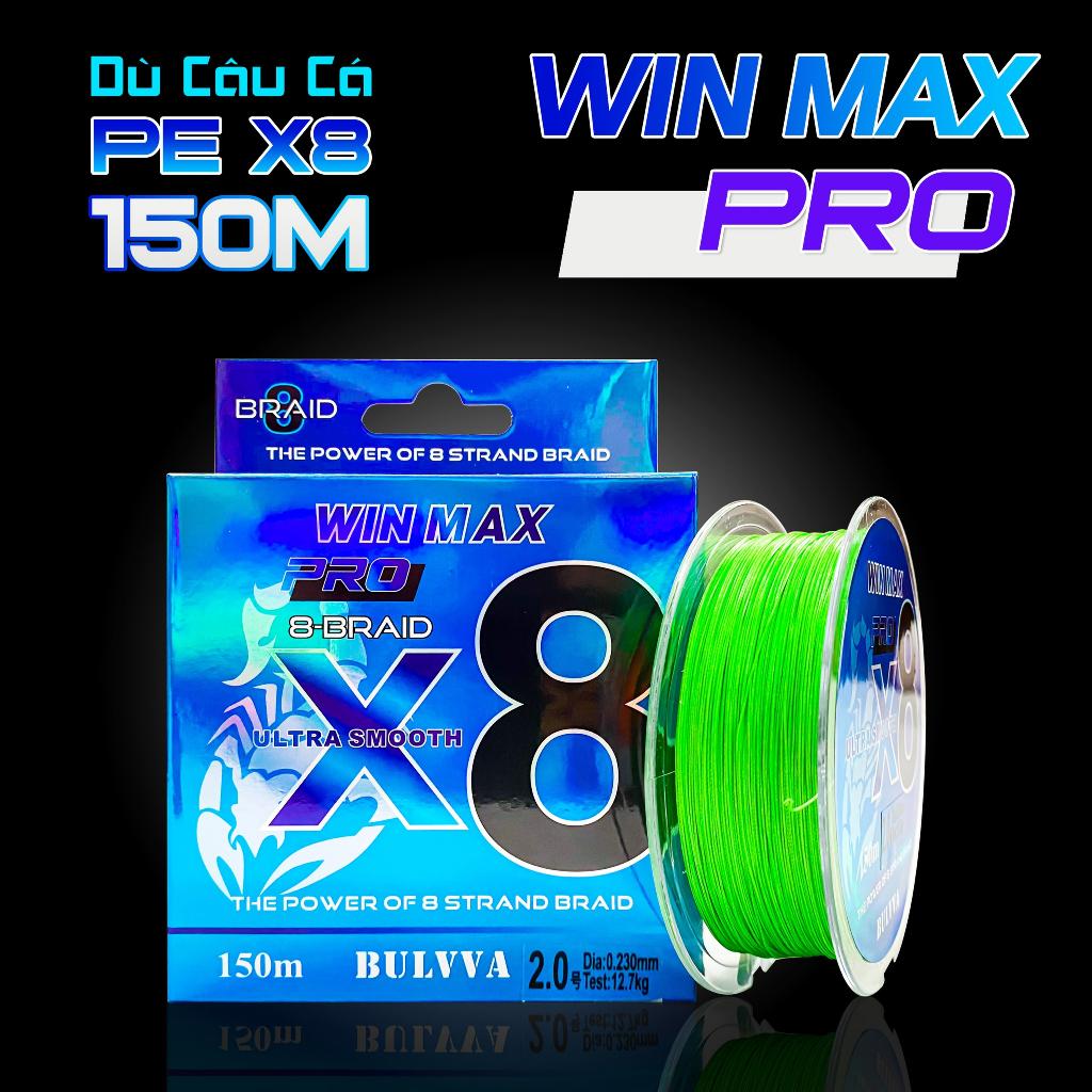 Dây Dù Câu Cá PE X8 WINMAX PRO x8 150m