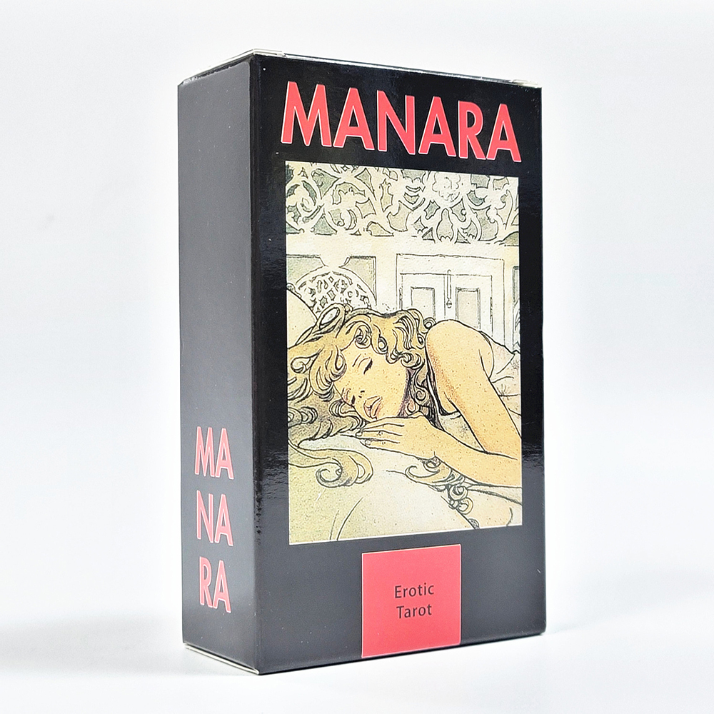 Bộ Bài Manara Tarot 78 Lá Bài 7x12 Cm Tặng Đá Thanh Tẩy