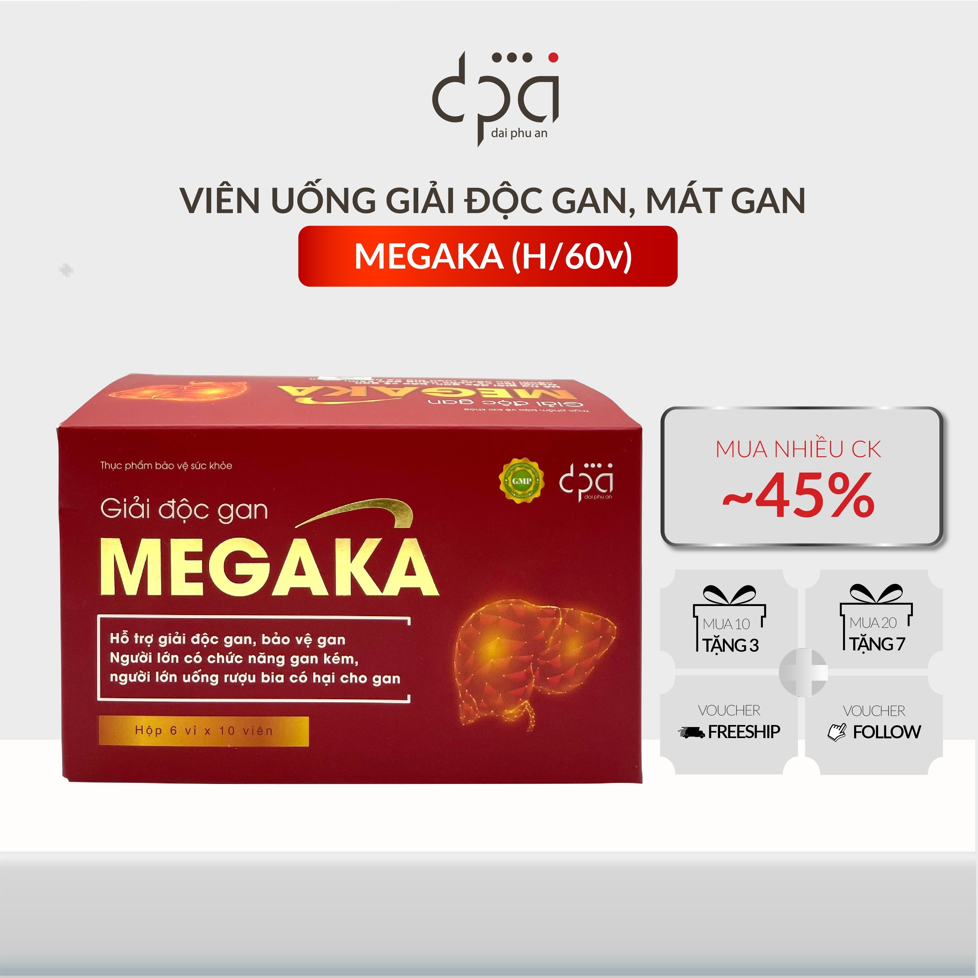 Thực phẩm hỗ trợ giải độc gan MEGAKA