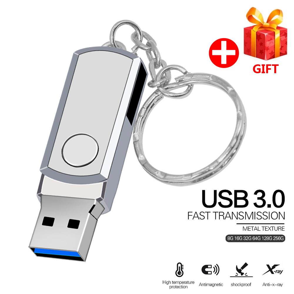 Vòng Xoay 3.0 Ổ Bút 128G USB Tốc Độ Cao 64G 16G Pendrive USB 3.0 Ổ Đĩa Flash 32G Logo Tùy Chỉnh USB Cho Máy Tính