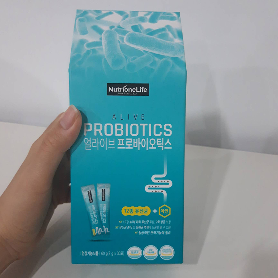 Thực Phẩm Chức Năng Hộp bột lợi khuẩn đường ruột Nutrionelife Alive Probiotics (30 gói)