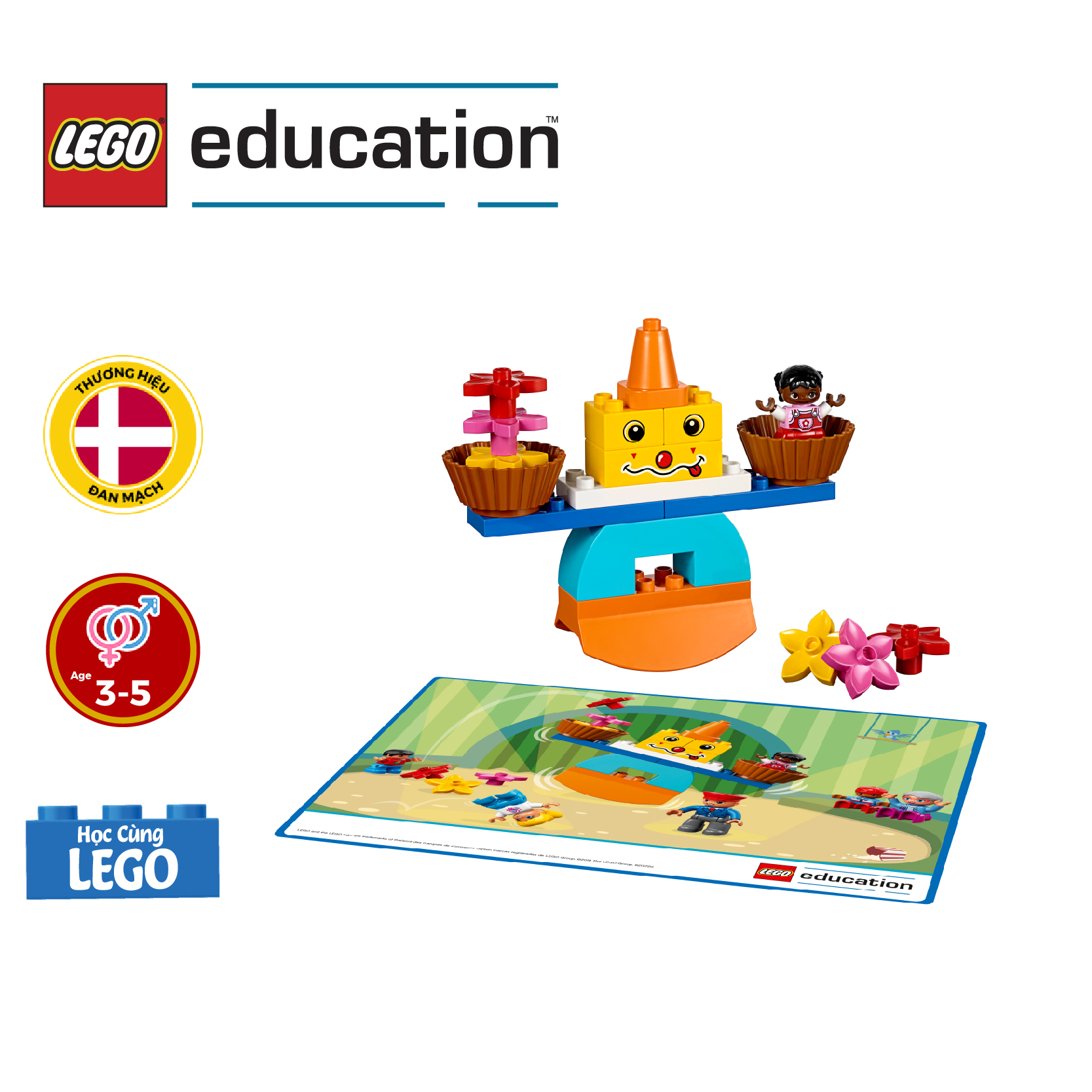 Bộ Lắp Ráp LEGO EDUCATION Công Viên Của Bé 45024 (295 Chi Tiết)