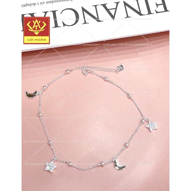 Lắc tay nữ bạc nguyên chất kiểu dáng nhẹ nhàng - Trang sức lợi Hoàn