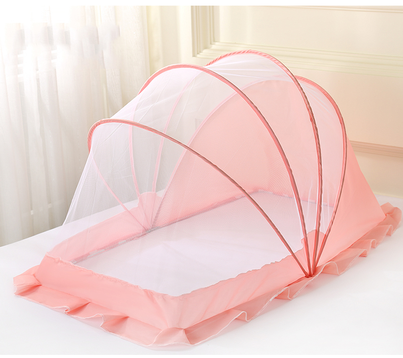 MÀN CHỤP GẤP GỌN CHO BÉ SƠ SINH, VẢI TUYN THOÁNG MÁT NGĂN MUỖI, CÔN TRÙNG – DH2011