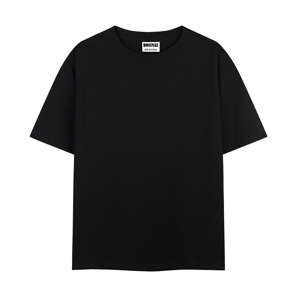 Áo thun Unisex Bosimaz TS011 cổ tròn tay lỡ phom rộng, thun contton 100%, vải đẹp dày, thoáng mát không xù lông.