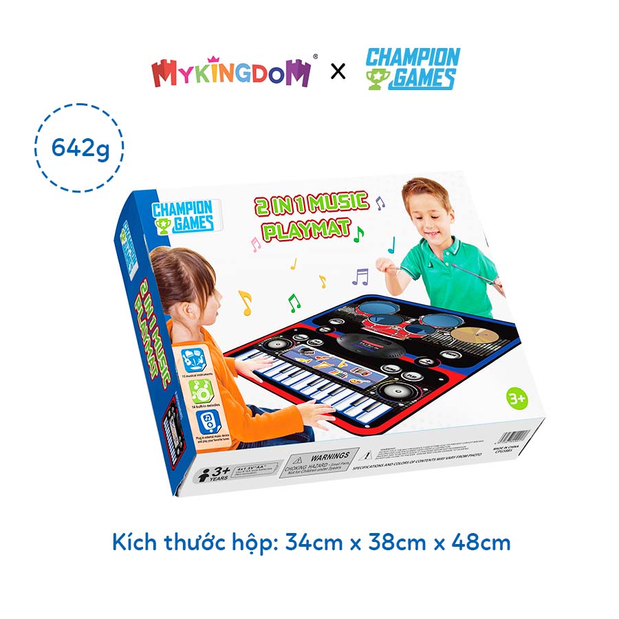 Đồ Chơi CHAMPION GAMES Thảm Nhạc Cụ Trống Và Đàn CPG5885