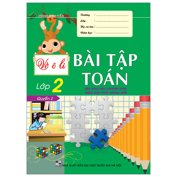 Vở Ô Li Bài Tập Toán Lớp 2/2