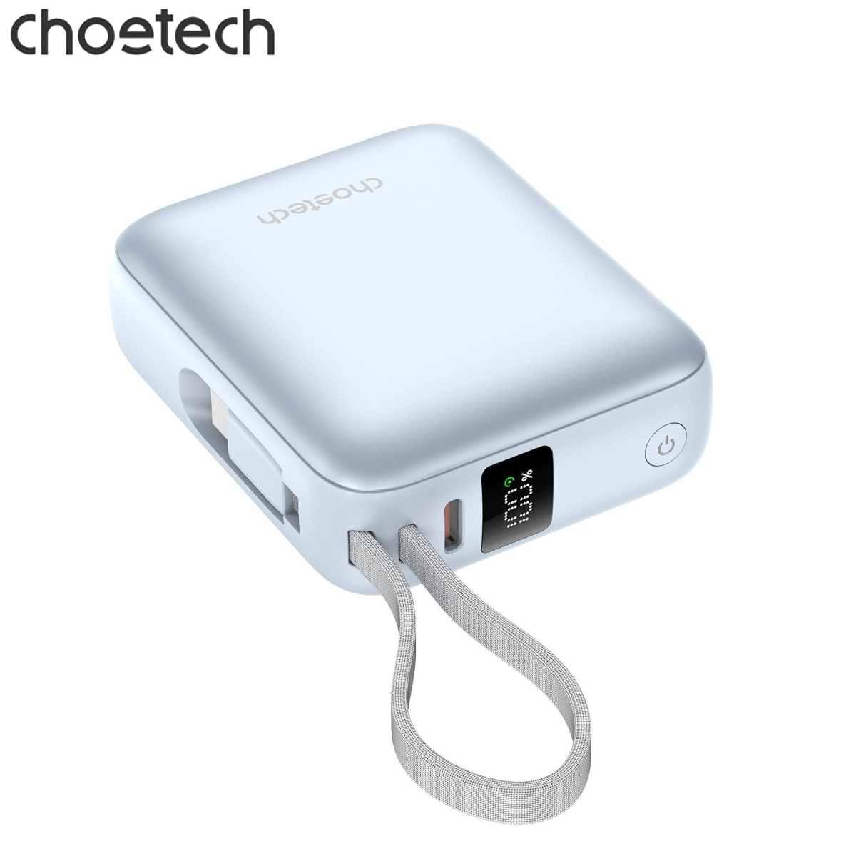 Pin dự phòng sạc nhanh 35W Choetech B832 tích hợp cáp sạc Type C - Hàng chính hãng