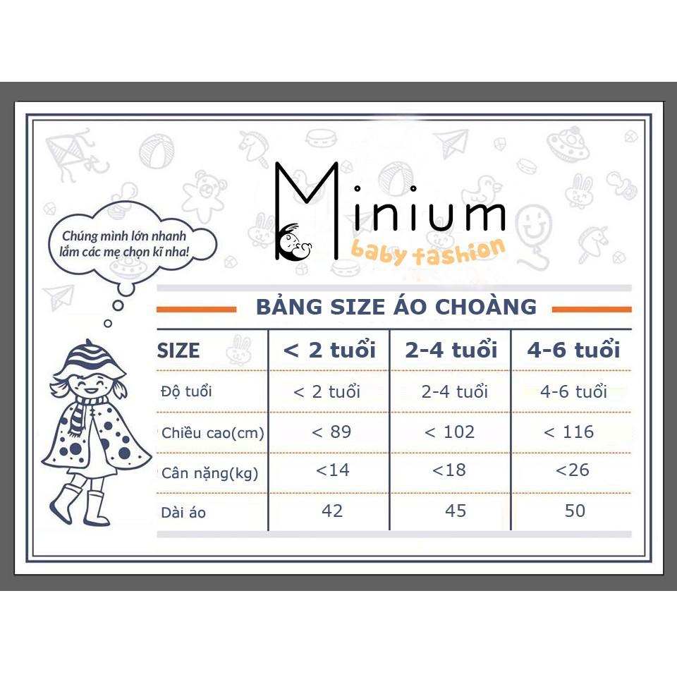 Áo choàng chống nắng cho bé trai, bé gái, chất liêu cotton(size 0-6 tuổi)