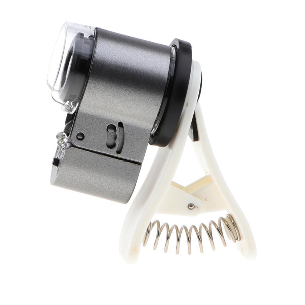 65X  Phones Camera Optical LED &  Clip   Micro Lens