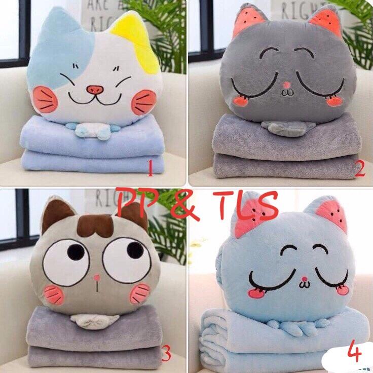 CHĂN GỐI VĂN PHÒNG & Ủ TAY 3 IN 1