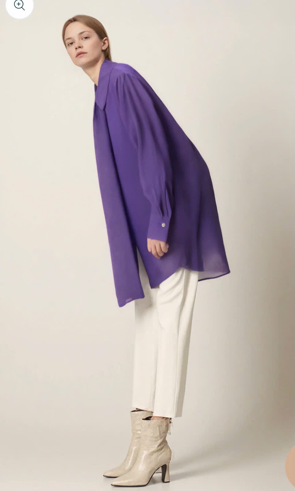 Áo Sơ Mi Oversized Nhã Top240 thời trang thiết kế Hity