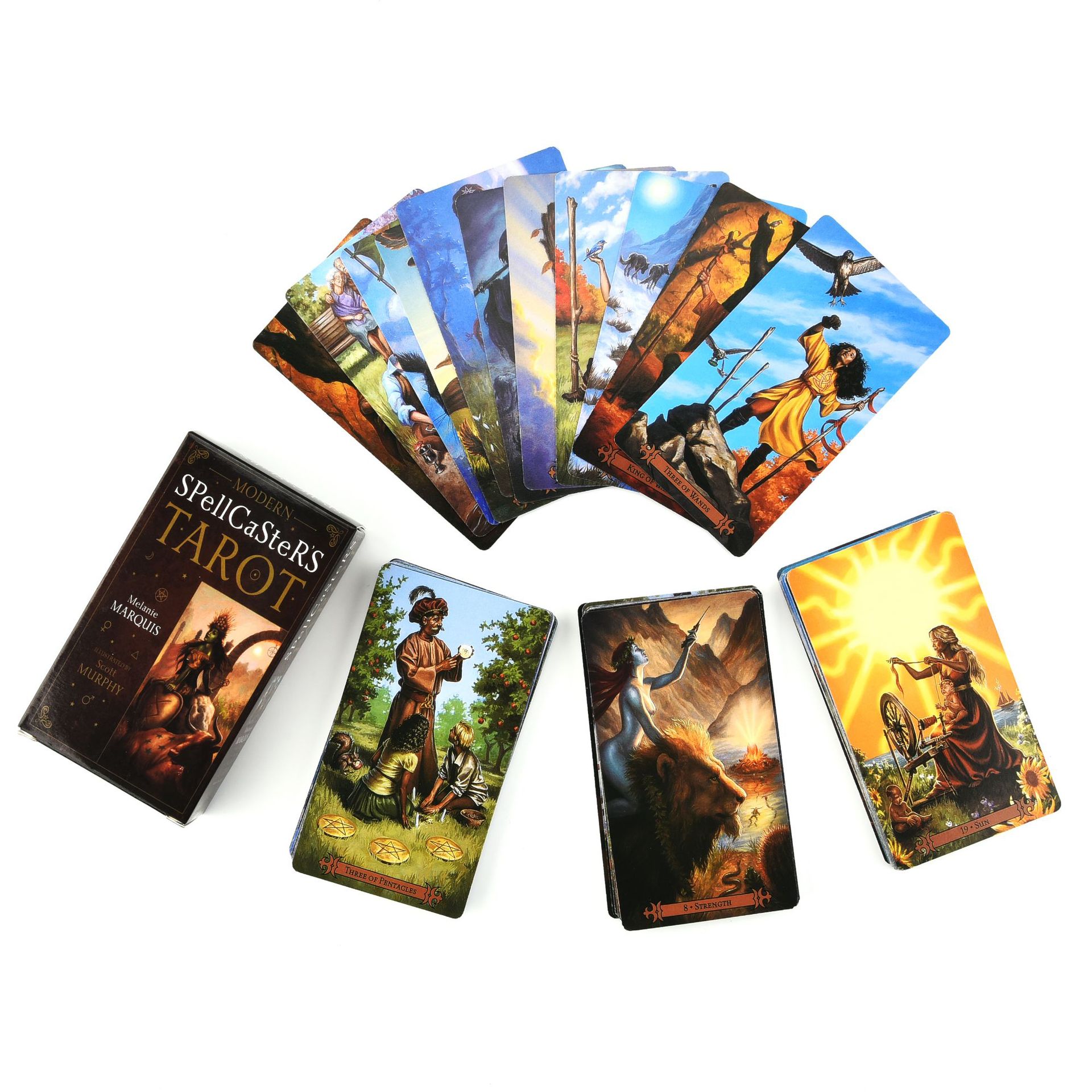 Bộ Bài Bói Tarot Modern Spellcaster's Tarot New Cao Cấp