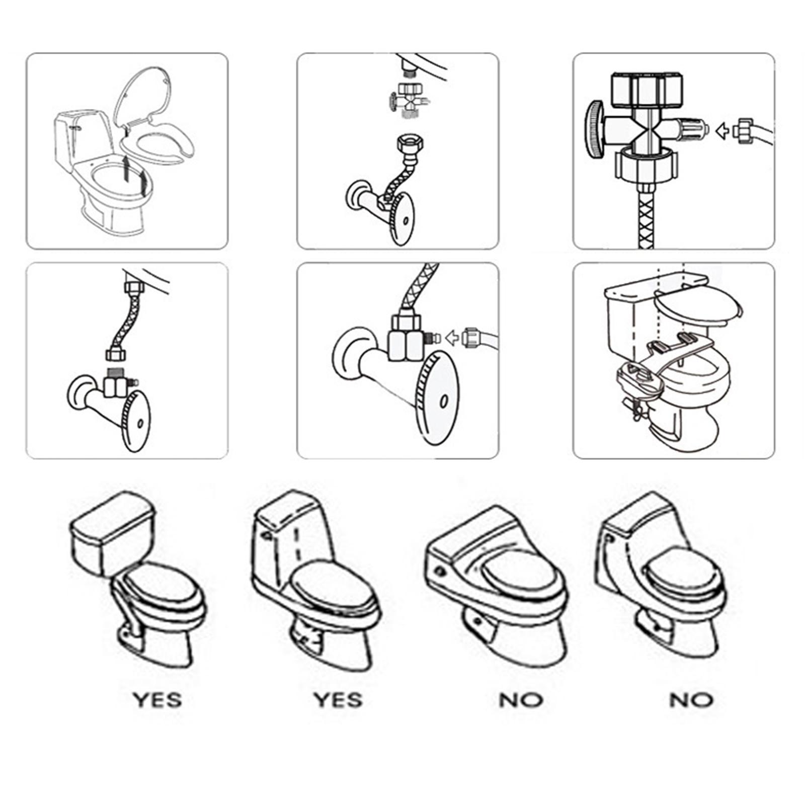 Universal Bidet Attachment for Toilet Bathroom Accessories for Teens
