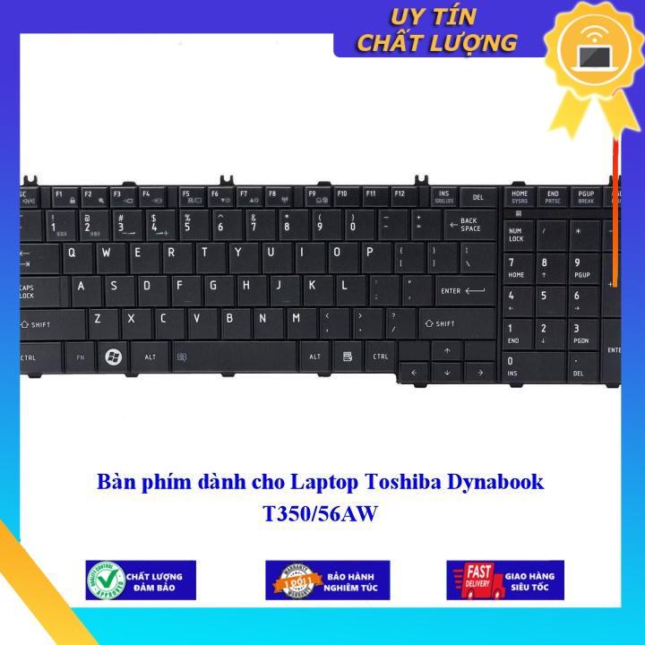 Bàn phím dùng cho Laptop Toshiba Dynabook T350/56AW - Hàng Nhập Khẩu New Seal