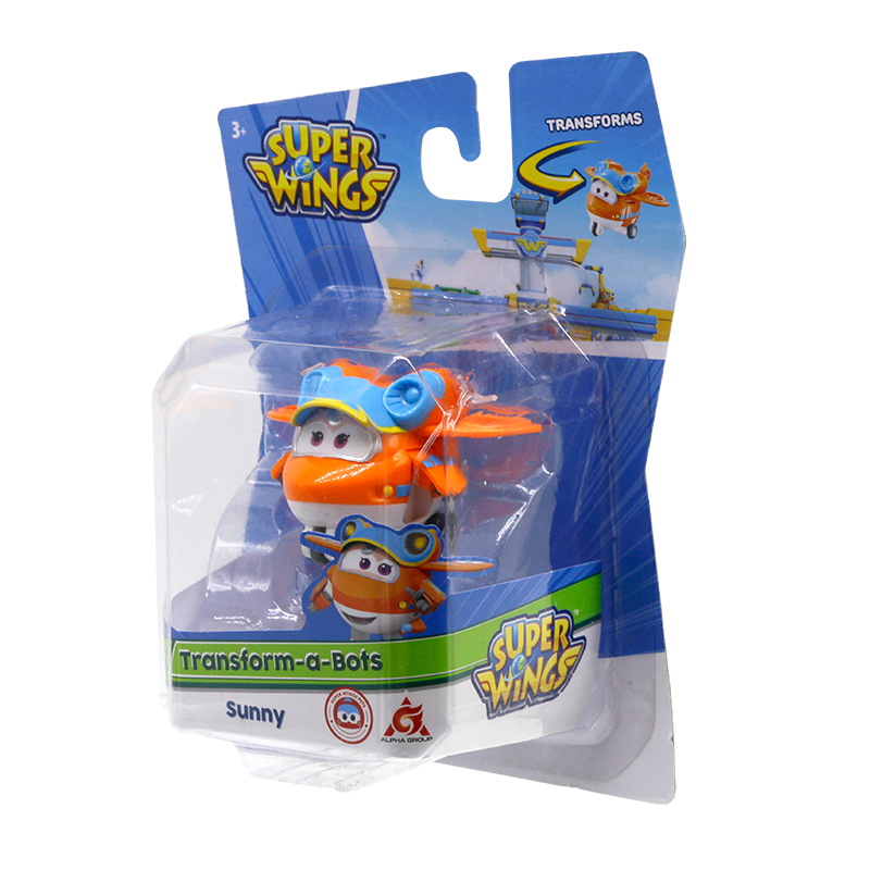 Đồ Chơi SUPERWINGS Đồ Chơi Robot Biến Hình Cỡ Nhỏ Sunny Vui Vẻ YW750030