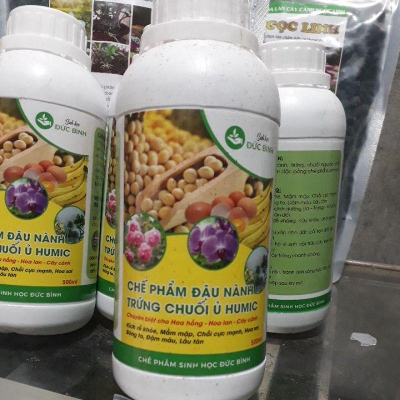Chế phẩm đậu nành, trứng chuối ủ humic