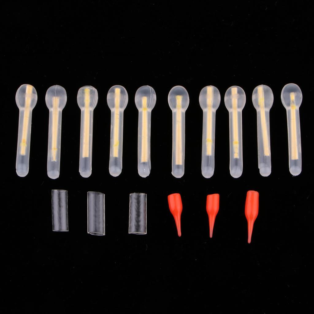 2-4pack 1 Box Fishing Glow Stick Fluorescent Light Stick Wand Tube 4.5 Big Head