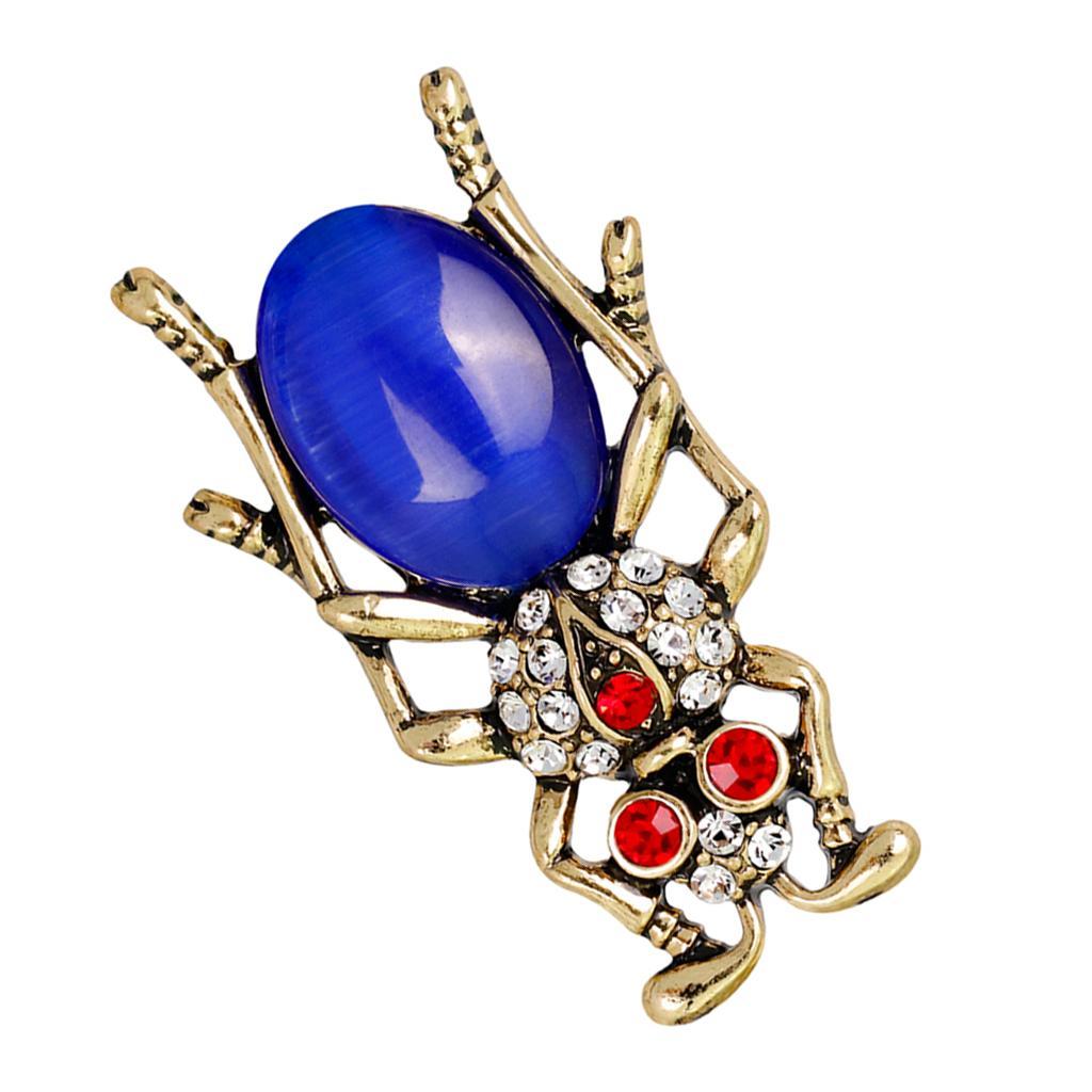 Charming Vintage Rhinestone Bee Brooch Pin Clothes Decor