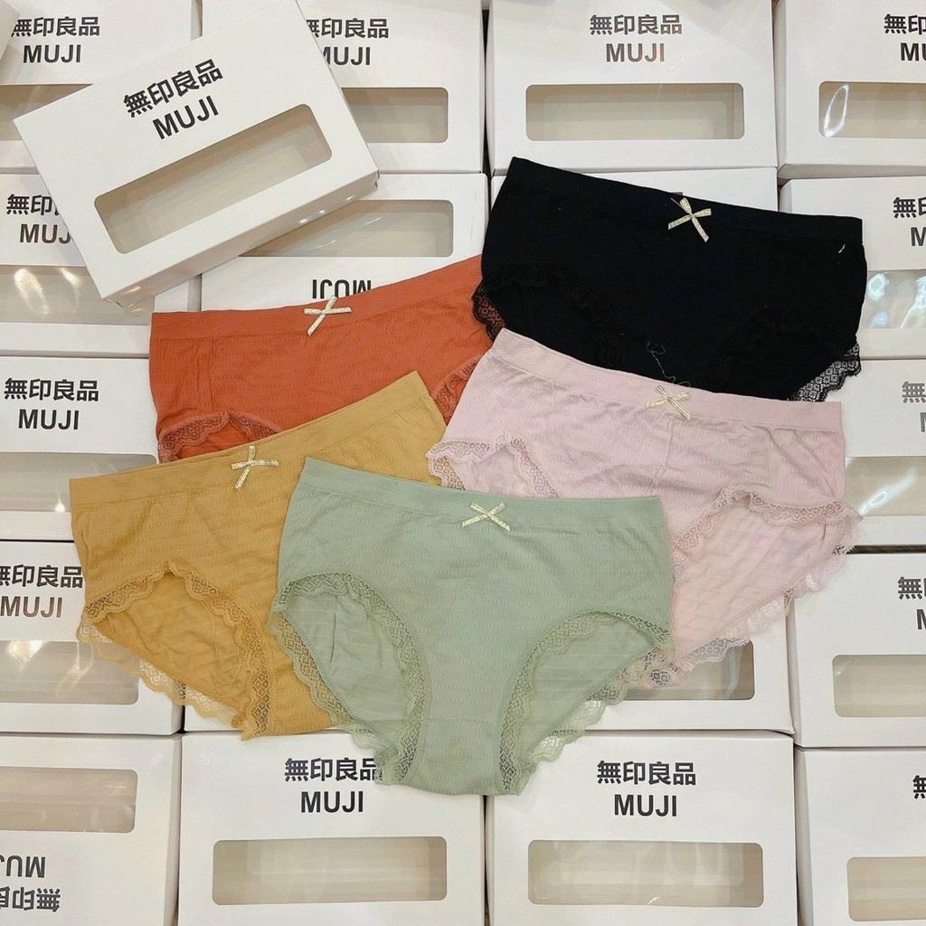 Combo 10 Quần lót nữ cotton vải mềm ôm bụng nâng mông, quần chíp thông hơi co giãn 4 chiều.