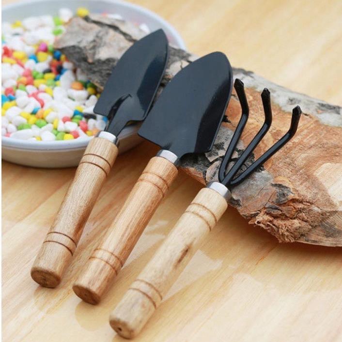 Bộ làm vườn mini cuốc xẻng trồng cây đủ món