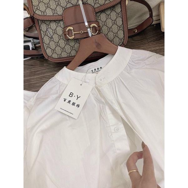 ÁO SƠ MI CỔ TRÒN