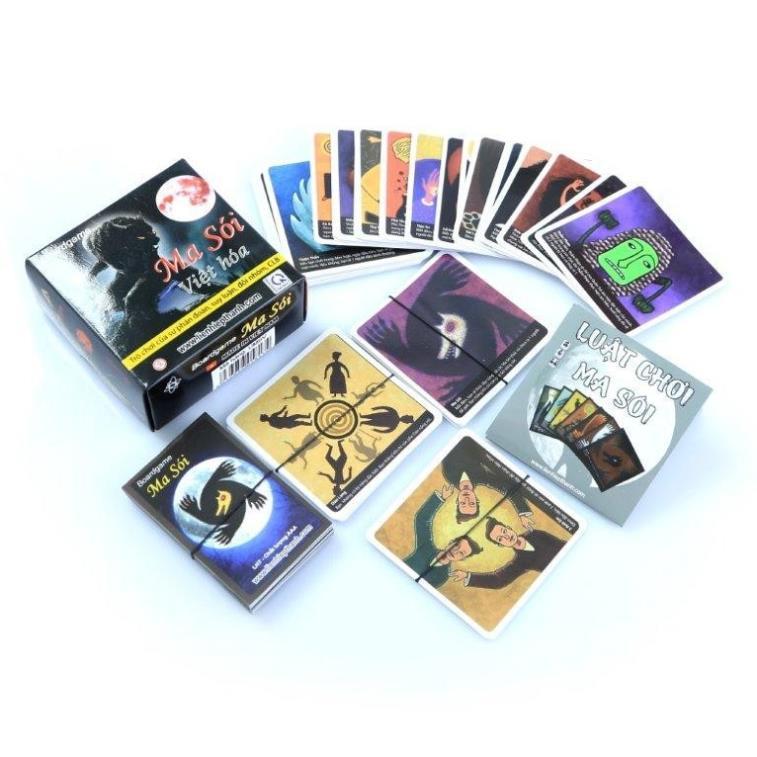 Boardgame Ma Sói Việt Hóa - Đồ chơi bài Ma Sói tiếng việt -