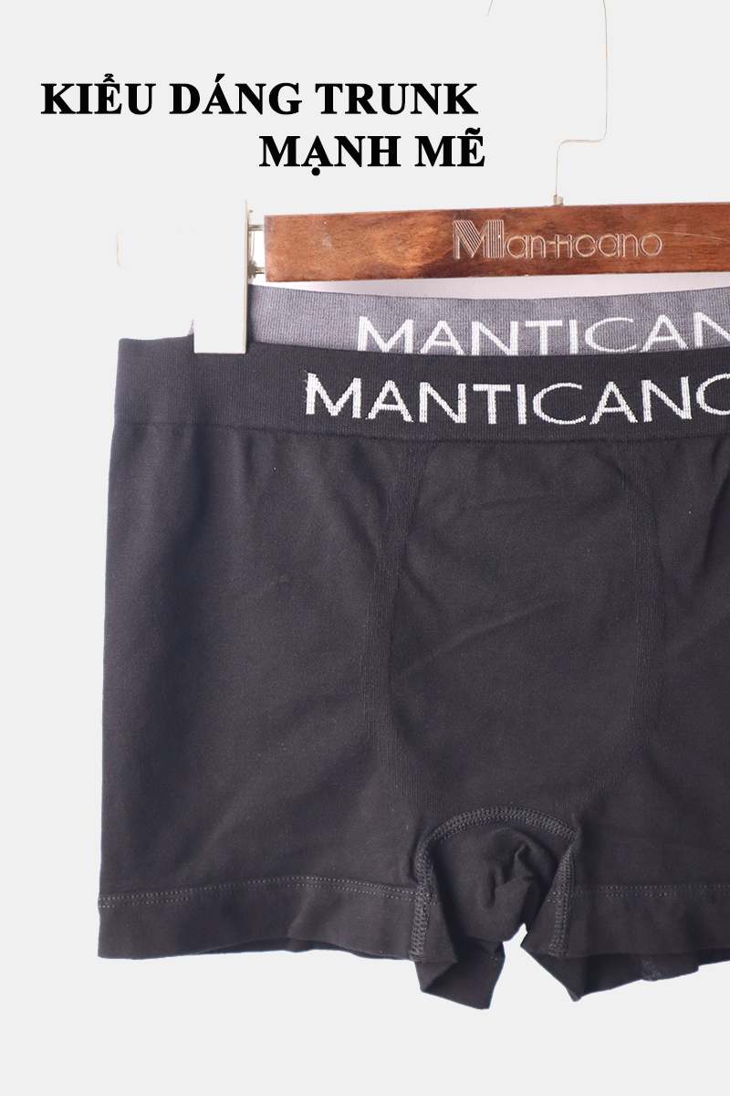 Combo 4 quần lót nam boxer Manticano vải Modal - sợi Sồi bảo vệ sức khoẻ sinh sản nam giới quần sịp đùi nam