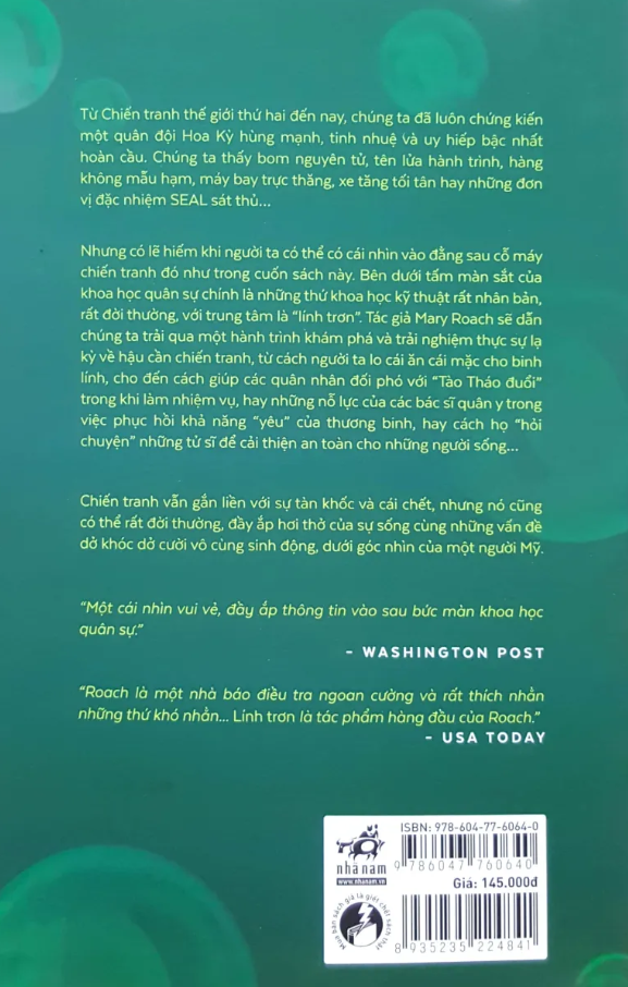 Sách Lính Trơn - Khoa Học Lạ Kỳ Về Loài Người Trong Chiến Tranh