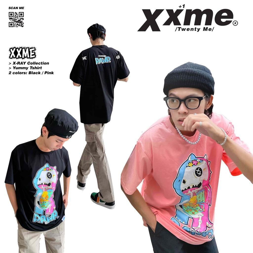 Áo Thun XXME Cotton Yummy X-RAY Rawr - BLACK / PINK