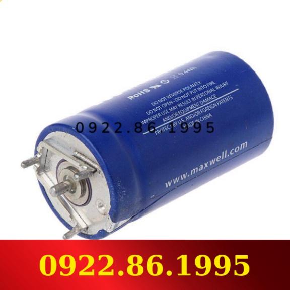 Tụ Điện Siêu Tụ Điện DC 2.7V 350F Tụ Điện Farad Thể Tích 35X60Mm hàng mới về