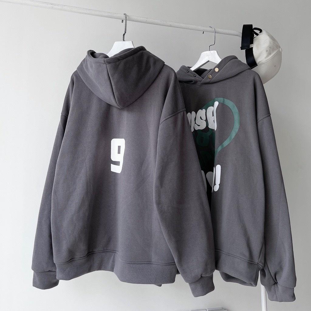 Áo hoodie nữ WISH YOU form thụng xinh xinh chất nỉ ngoại dày mịn thời trang gây bão thị trường việt tpp512 mới