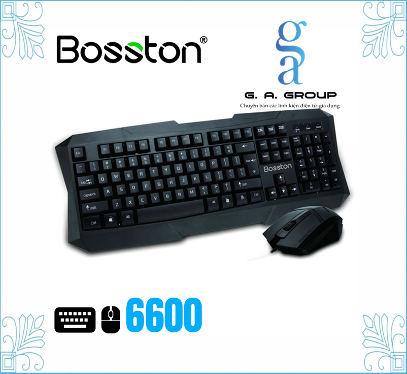 Bộ Phím Chuột Bosston S6600