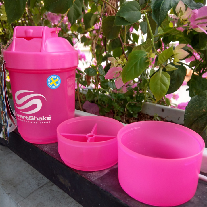 Bình Lắc Shaker, Bình Nước Gym, Bình Thể Thao Cho Gymer 4 in 1 - T0243
